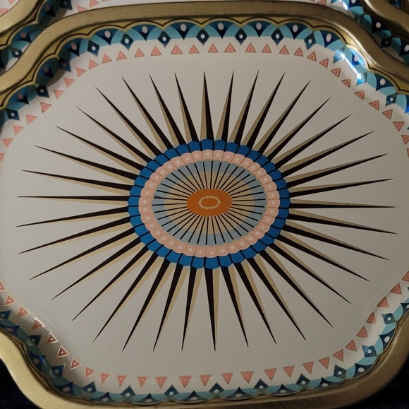 Rare! Set of 6 "236 Tulips" Baret Ware - Picture 2 of 7